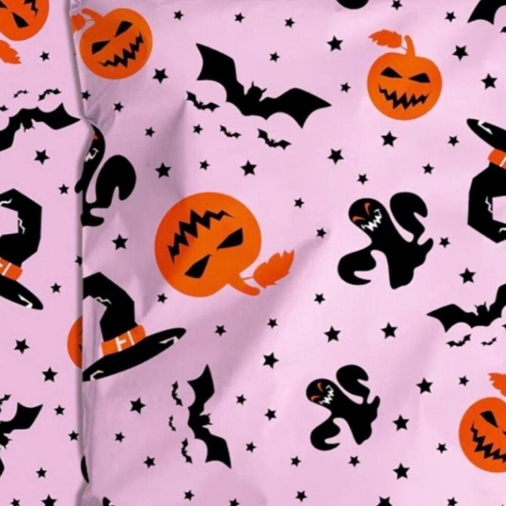 15 Halloween poly mailers 10x13 lot